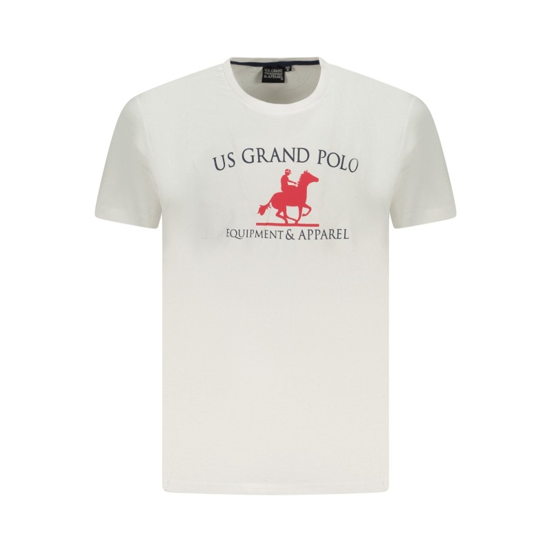 U.S. GRAND POLO T-SHIRT MANICHE CORTE UOMO BIANCO U.S. GRAND POLO T-SHIRT MANICHE CORTE UOMO BIANCO