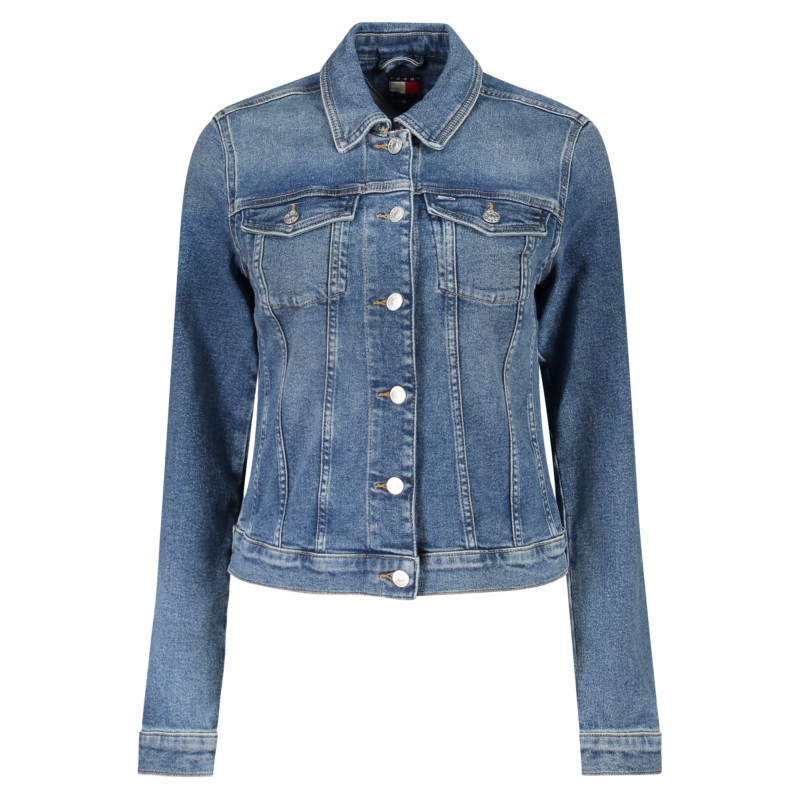 TOMMY HILFIGER GIUBBOTTO IN JEANS DONNA BLU TOMMY HILFIGER GIUBBOTTO IN JEANS DONNA BLU