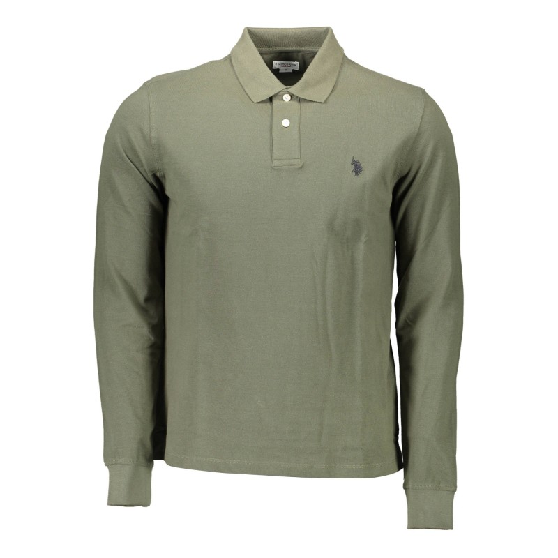 U.S. POLO POLO MANICHE LUNGHE UOMO VERDE U.S. POLO POLO MANICHE LUNGHE UOMO VERDE
