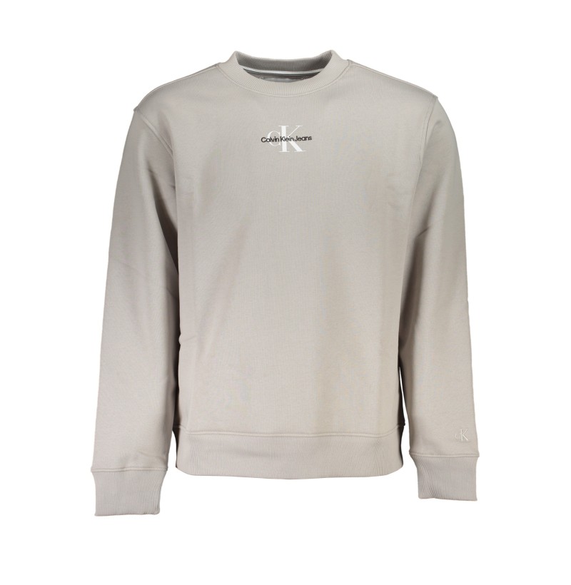 CALVIN KLEIN FELPA SENZA ZIP UOMO GRIGIO CALVIN KLEIN FELPA SENZA ZIP UOMO GRIGIO