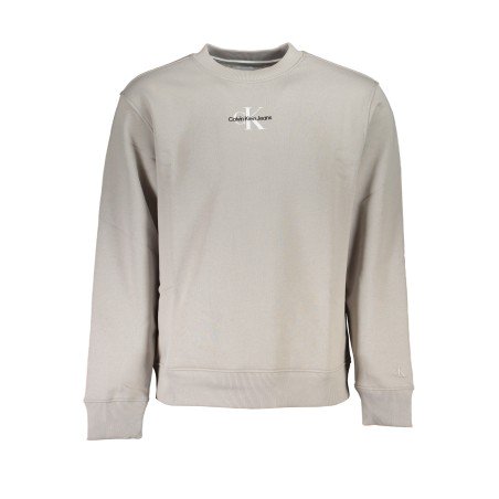 CALVIN KLEIN FELPA SENZA ZIP UOMO GRIGIO