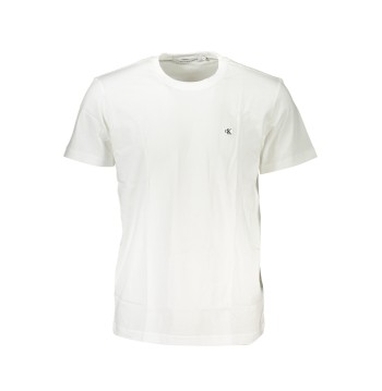 CALVIN KLEIN T-SHIRT MANICHE CORTE UOMO BIANCO