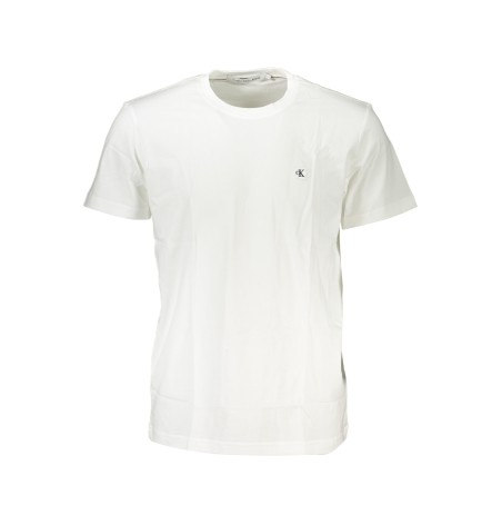 CALVIN KLEIN T-SHIRT MANICHE CORTE UOMO BIANCO