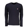 GUESS JEANS T-SHIRT MANICHE LUNGHE UOMO BLU