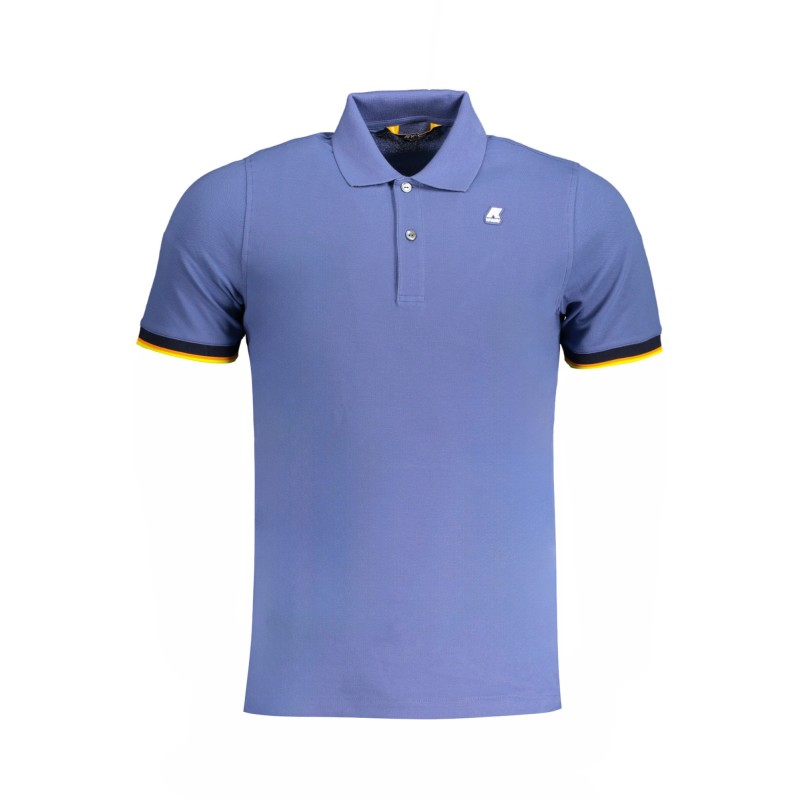 K-WAY POLO MANICHE CORTE UOMO BLU