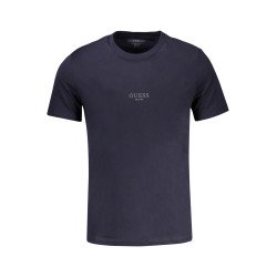 GUESS JEANS T-SHIRT MANICHE CORTE UOMO BLU