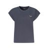 PEPE JEANS T-SHIRT MANICHE CORTE DONNA BLU
