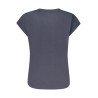 PEPE JEANS T-SHIRT MANICHE CORTE DONNA BLU