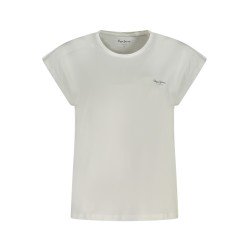 PEPE JEANS T-SHIRT MANICHE CORTE DONNA BIANCO