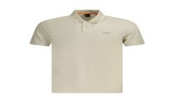 BOSS POLO MANICHE CORTE UOMO BEIGE
