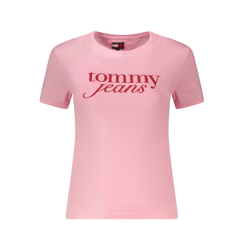 TOMMY HILFIGER T-SHIRT MANICHE CORTE DONNA ROSA TOMMY HILFIGER T-SHIRT MANICHE CORTE DONNA ROSA