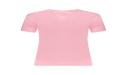 TOMMY HILFIGER T-SHIRT MANICHE CORTE DONNA ROSA