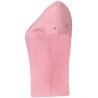 TOMMY HILFIGER T-SHIRT MANICHE CORTE DONNA ROSA