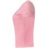 TOMMY HILFIGER T-SHIRT MANICHE CORTE DONNA ROSA