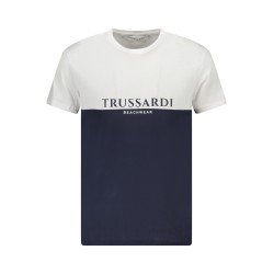 TRUSSARDI T-SHIRT MANICHE CORTE UOMO BIANCO