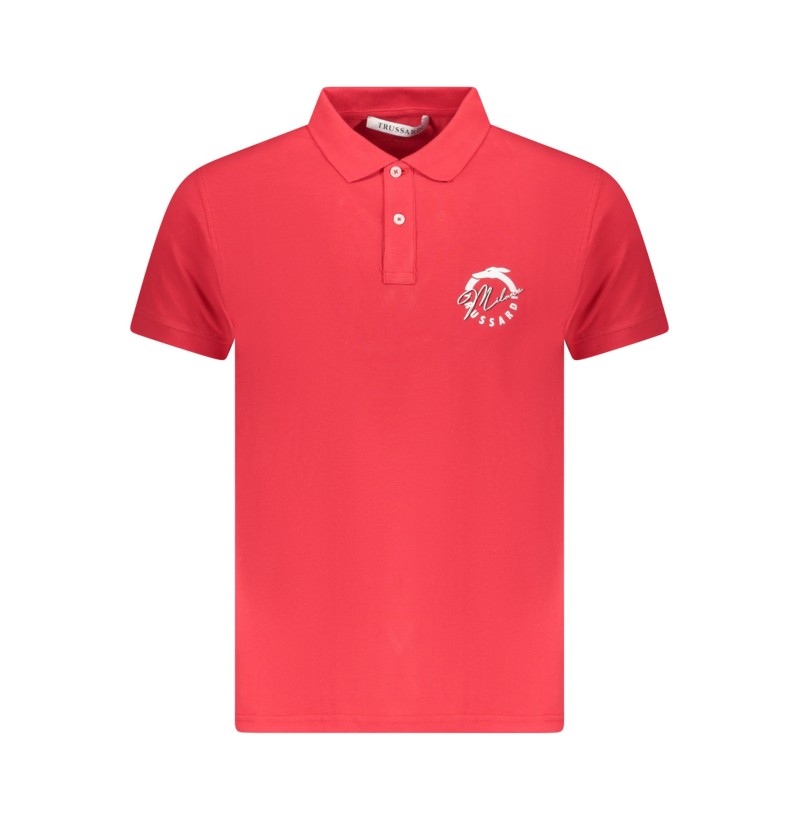 TRUSSARDI POLO MANICHE CORTE UOMO ROSSO