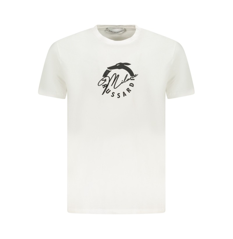 TRUSSARDI T-SHIRT MANICHE CORTE UOMO BIANCO