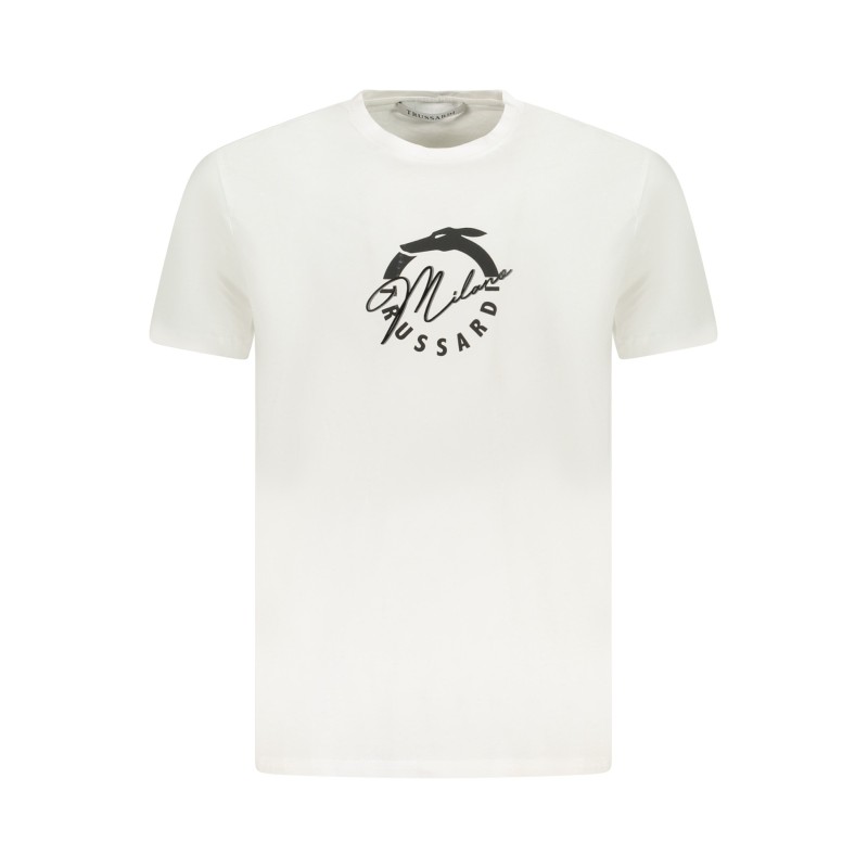 TRUSSARDI T-SHIRT MANICHE CORTE UOMO BIANCO