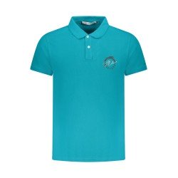 TRUSSARDI POLO MANICHE CORTE UOMO AZZURRO
