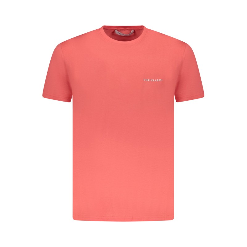 TRUSSARDI T-SHIRT MANICHE CORTE UOMO ROSA