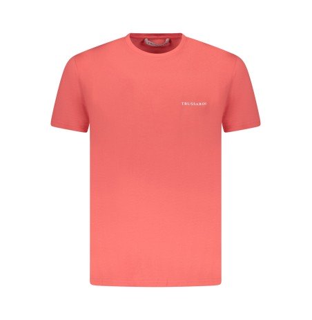 TRUSSARDI T-SHIRT MANICHE CORTE UOMO ROSA