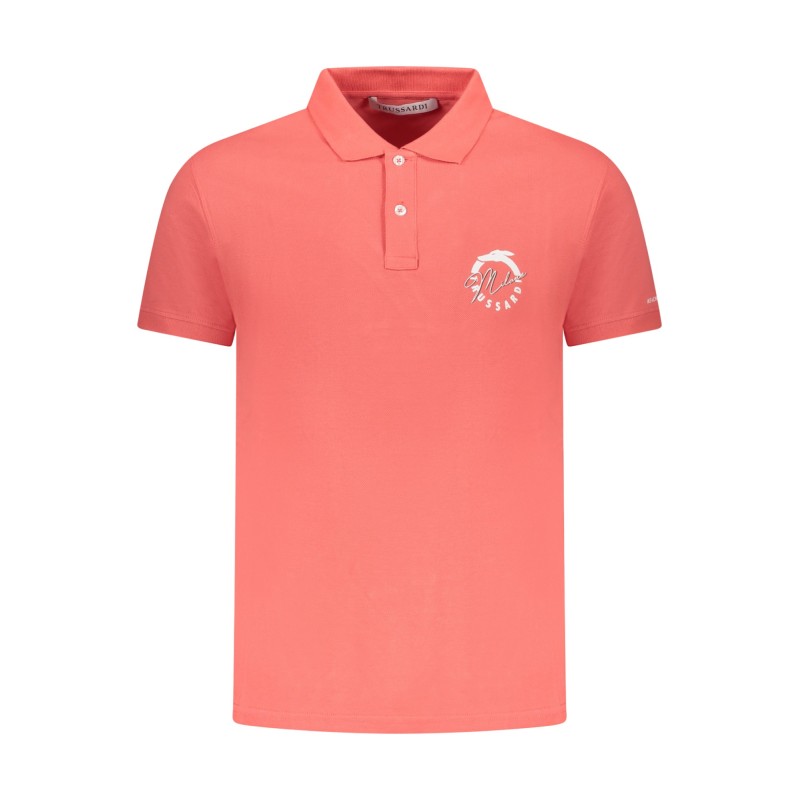 TRUSSARDI POLO MANICHE CORTE UOMO ROSA