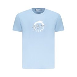 TRUSSARDI T-SHIRT MANICHE CORTE UOMO AZZURRO