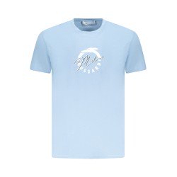 TRUSSARDI T-SHIRT MANICHE CORTE UOMO AZZURRO