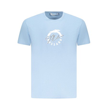 TRUSSARDI T-SHIRT MANICHE CORTE UOMO AZZURRO
