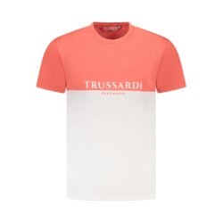 TRUSSARDI T-SHIRT MANICHE CORTE UOMO ROSA