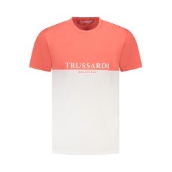 TRUSSARDI T-SHIRT MANICHE CORTE UOMO ROSA