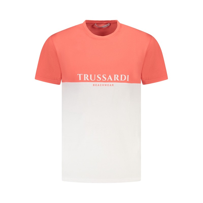 TRUSSARDI T-SHIRT MANICHE CORTE UOMO ROSA