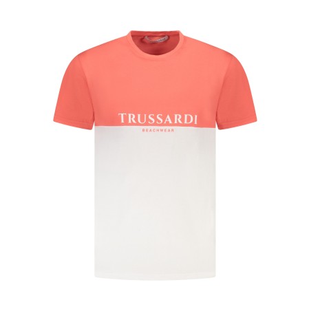 TRUSSARDI T-SHIRT MANICHE CORTE UOMO ROSA