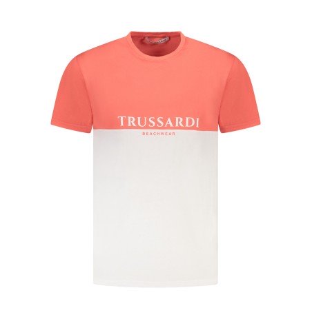 TRUSSARDI T-SHIRT MANICHE CORTE UOMO ROSA