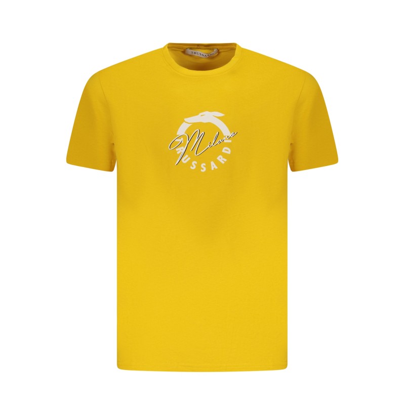 TRUSSARDI T-SHIRT MANICHE CORTE UOMO GIALLO