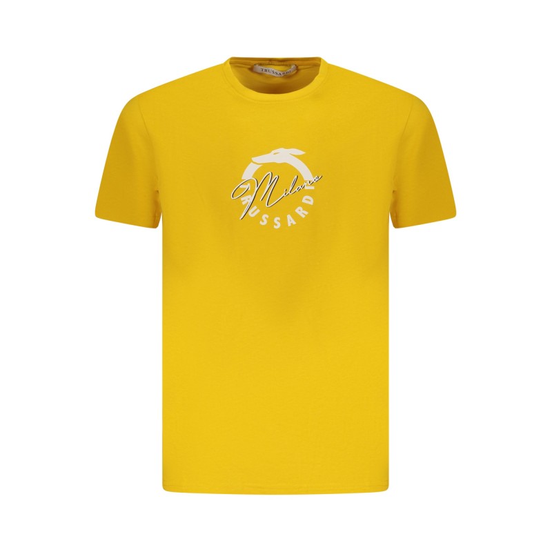 TRUSSARDI T-SHIRT MANICHE CORTE UOMO GIALLO