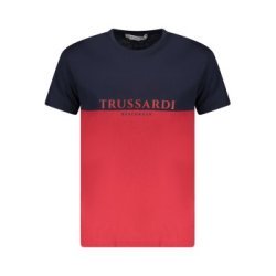 TRUSSARDI T-SHIRT MANICHE CORTE UOMO ROSSO