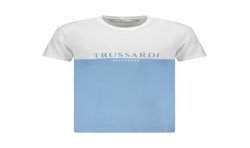 TRUSSARDI T-SHIRT MANICHE CORTE UOMO AZZURRO