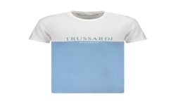 TRUSSARDI T-SHIRT MANICHE CORTE UOMO AZZURRO