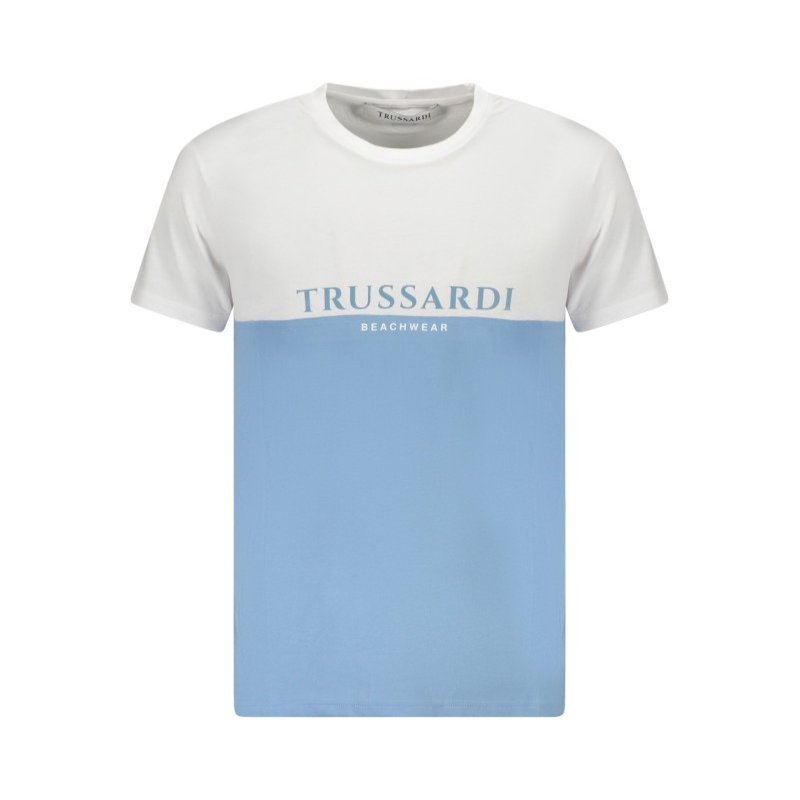 TRUSSARDI T-SHIRT MANICHE CORTE UOMO AZZURRO TRUSSARDI T-SHIRT MANICHE CORTE UOMO AZZURRO