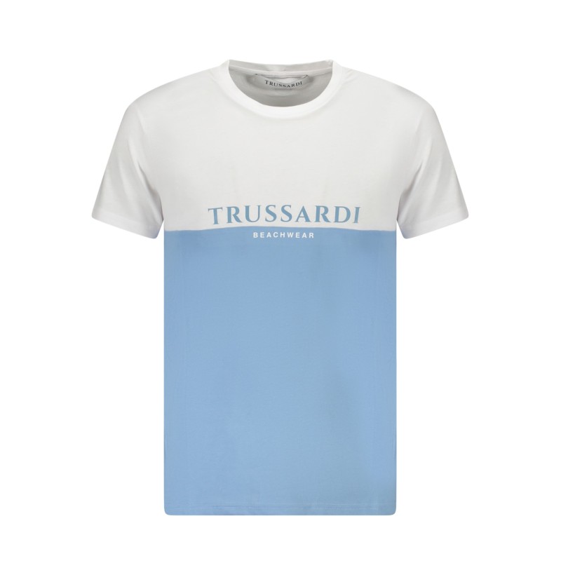 TRUSSARDI T-SHIRT MANICHE CORTE UOMO AZZURRO TRUSSARDI T-SHIRT MANICHE CORTE UOMO AZZURRO