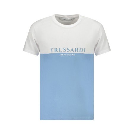 TRUSSARDI T-SHIRT MANICHE CORTE UOMO AZZURRO