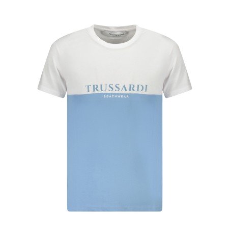 TRUSSARDI T-SHIRT MANICHE CORTE UOMO AZZURRO