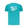 TRUSSARDI T-SHIRT MANICHE CORTE UOMO AZZURRO