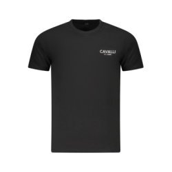 CAVALLI CLASS T-SHIRT MANICHE CORTE UOMO NERO