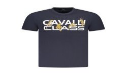 CAVALLI CLASS T-SHIRT MANICHE CORTE UOMO BLU
