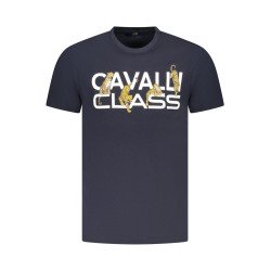CAVALLI CLASS T-SHIRT MANICHE CORTE UOMO BLU