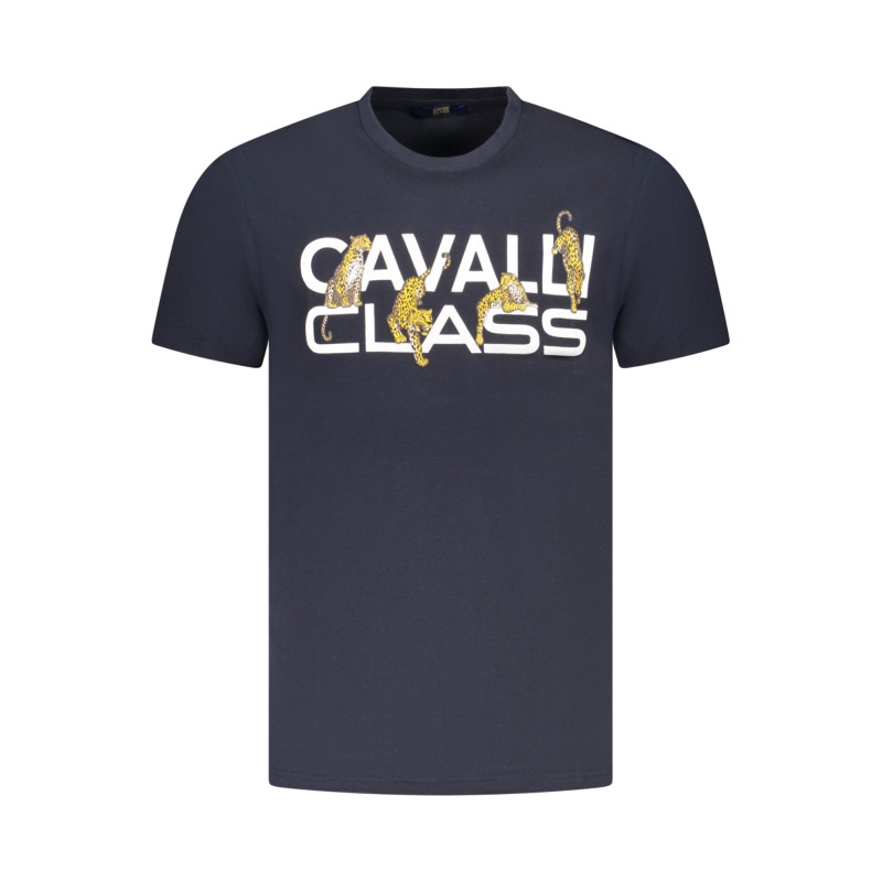 CAVALLI CLASS T-SHIRT MANICHE CORTE UOMO BLU
