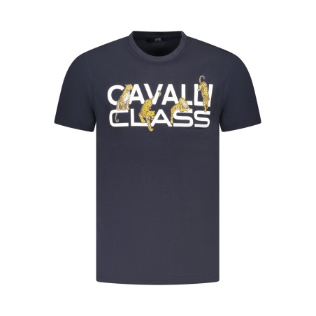 CAVALLI CLASS T-SHIRT MANICHE CORTE UOMO BLU