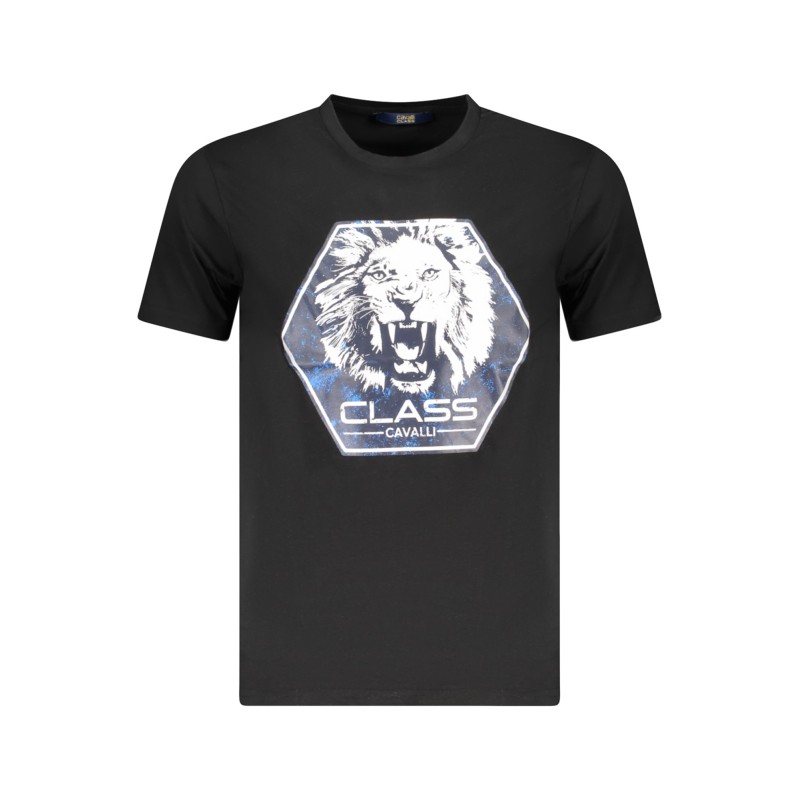 CAVALLI CLASS T-SHIRT MANICHE CORTE UOMO NERO CAVALLI CLASS T-SHIRT MANICHE CORTE UOMO NERO